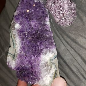Amethyst and lepedolite